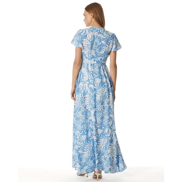 SOON MATERNITY Women's Elizabeth Maxi Dress Size XS In Sky Leaf - Picture 3 of 11